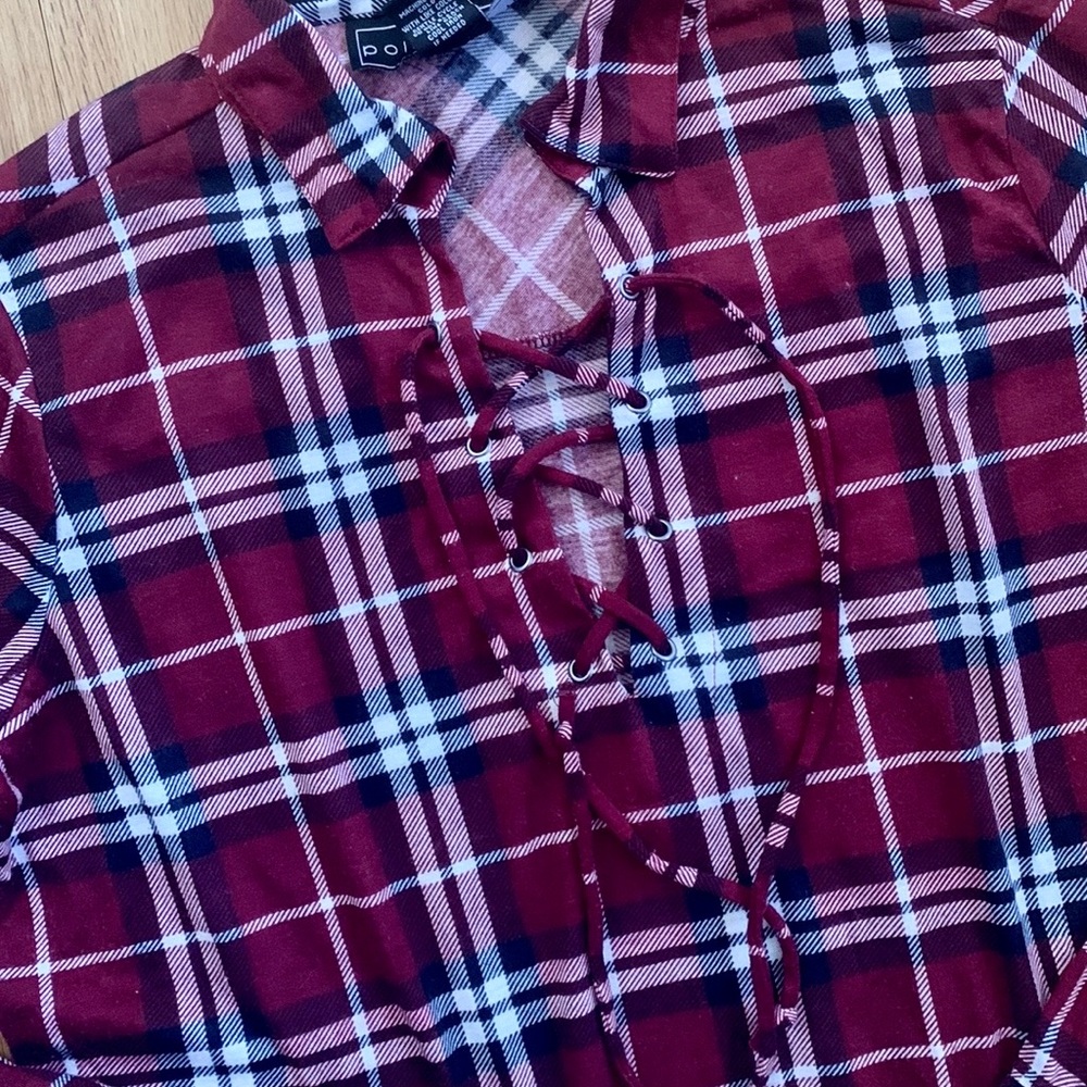 Polly & Esther Laced Flannel • M - Picture 3 of 4